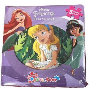 Disney Princess Beginnings My First Puzzle Book 5 Puzzles Stories NWT